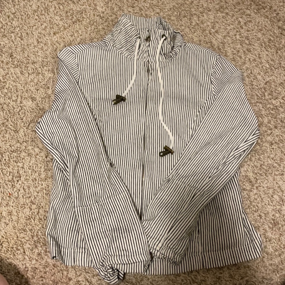 Grey and white jacket